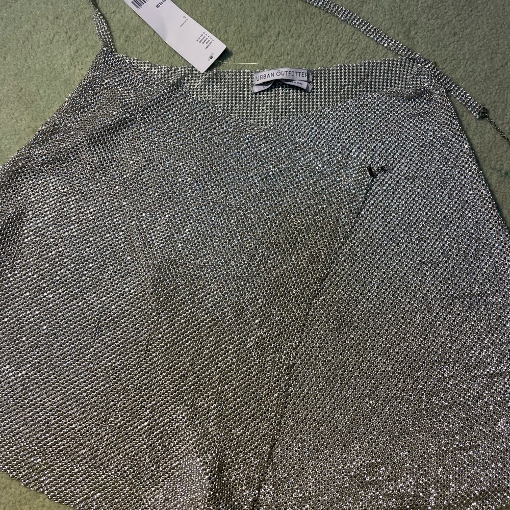 Silver sparkle wrap skirt ! Perfect for NYE 🥳
